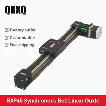 

Cheap synchronous belt linear module with motor CNC linear module for laser cutting