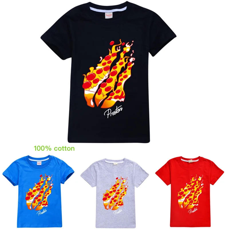 Children's Gamer Style Boys Girls Cotton Short-sleeve Clothing Kids Preston Playz Paw Pattern Fashion trend summer T-shirt Tops
Children's Gamer Style Boys Girls Cotton Short-sleeve Clothing Kids Preston Playz Paw Pattern Fashion trend summer T-shirt Tops