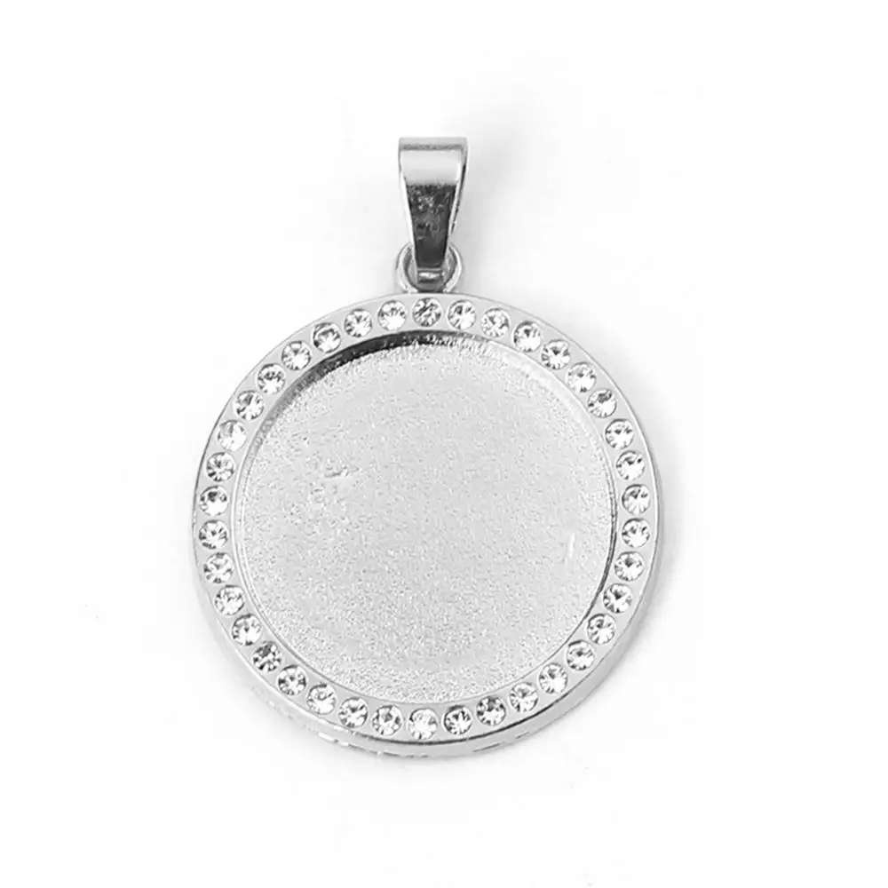 DoreenBeads New Fashion Zinc Based Alloy Pendants Round Silver Tone Cabochon Setting (Fits 20mm Dia.) Rhinestone 34 x 25mm,1PC
DoreenBeads New Fashion Zinc Based Alloy Pendants Round Silver Tone Cabochon Setting (Fits 20mm Dia.) Rhinestone 34 x 25mm,1PC