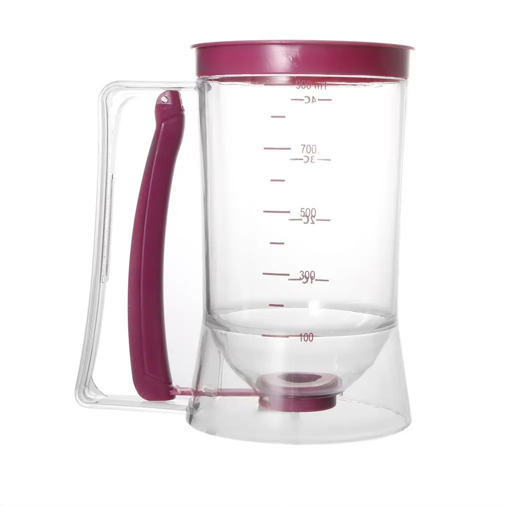 900 ml Cupcake Pancake Cake Cream Mix Dispenser Jug Baking Essentials Maker Cooking Tools Funnel Measuring cup Kitchen tool | Дом и сад