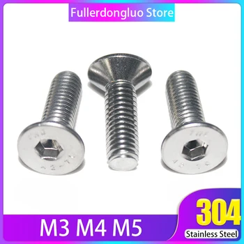 M3 M4 M5 Screws bolt socket flat head screw stainless steel countersunk screws allen cap screws 
M3 M4 M5 Screws bolt socket flat head screw stainless steel countersunk screws allen cap screws
