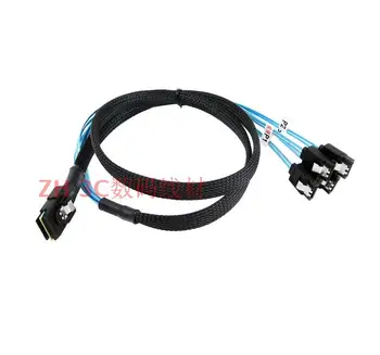 Backplane SATA 7P to Mini SAS 36p Reverse Wiring SFF 8087 One Drag Four Reverse Data Cable 1 Meter
Backplane SATA 7P to Mini SAS 36p Reverse Wiring SFF 8087 One Drag Four Reverse Data Cable 1 Meter