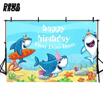 DAWNKNOW Deep Sea Photography Background Newborn Photocall Cartoon Shark Baby Birthday Party Backdrop Photo Studio lv2432
DAWNKNOW Deep Sea Photography Background Newborn Photocall Cartoon Shark Baby Birthday Party Backdrop Photo Studio lv2432