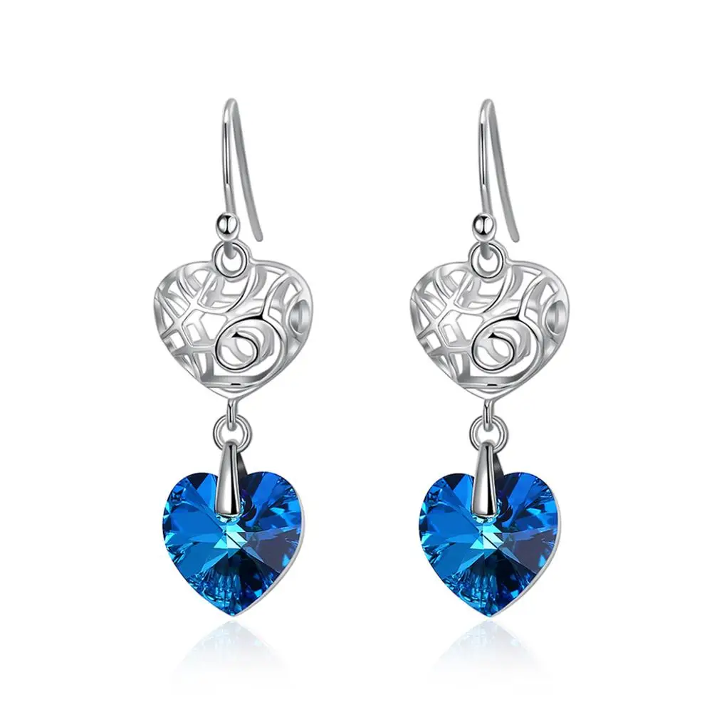 LEKANI 2020 Crystals From Swarovski Drop Earrings With 925 Sterling Silver Classic Eardrop Fine Jewelry
LEKANI 2020 Crystals From Swarovski Drop Earrings With 925 Sterling Silver Classic Eardrop Fine Jewelry
