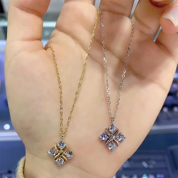 925Sterling silver classic cross inlay zircon necklace pendant couples jewelry gifts free shipping
925Sterling silver classic cross inlay zircon necklace pendant couples jewelry gifts free shipping