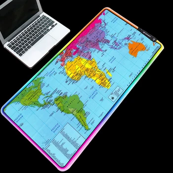 Yuzuoan XXL Mouse Pad Map HD Cloth Fabric USB LED Lighting Backlit RGB Game Player Mouse Pad Lock-edge Thickened Office Desk Pad
Yuzuoan XXL Mouse Pad Map HD Cloth Fabric USB LED Lighting Backlit RGB Game Player Mouse Pad Lock-edge Thickened Office Desk Pad