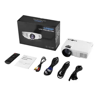 Q5 LED Projector 800*480 Pixel 1200LM Mini Home Theater Video Projector Home Cinema TV Laptops Smartphones
Q5 LED Projector 800*480 Pixel 1200LM Mini Home Theater Video Projector Home Cinema TV Laptops Smartphones
