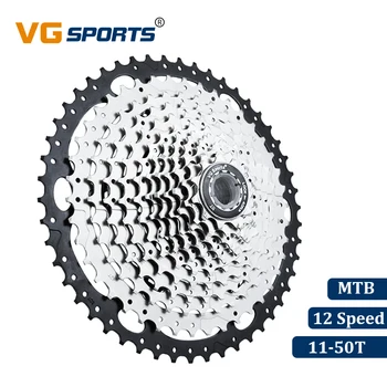 VG Sports Mountain Bike MTB 12 Speed Cassette Ultralight 12 Velocidade 50T Bicycle Parts Cassete Freewheel Sprocket Cdg Cog 669g
VG Sports Mountain Bike MTB 12 Speed Cassette Ultralight 12 Velocidade 50T Bicycle Parts Cassete Freewheel Sprocket Cdg Cog 669g