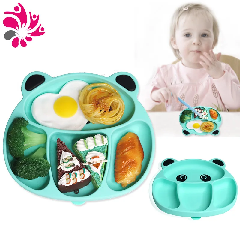 New Style Panda Silicone Plate Children Creative Shatter-resistant Plate Baby Tableware
New Style Panda Silicone Plate Children Creative Shatter-resistant Plate Baby Tableware