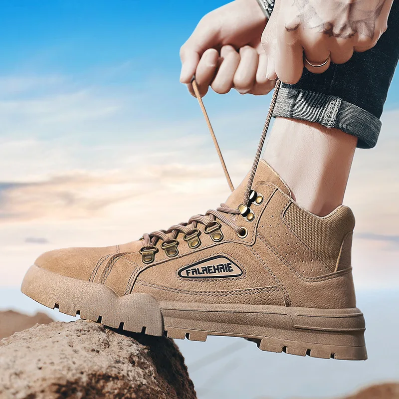 2019 Autumn And Winter New Style Martin Boots Men's England Versatile Work Shoes Mid-top Trendy Shoes Men's Versatile Outdoor De
2019 Autumn And Winter New Style Martin Boots Men's England Versatile Work Shoes Mid-top Trendy Shoes Men's Versatile Outdoor De