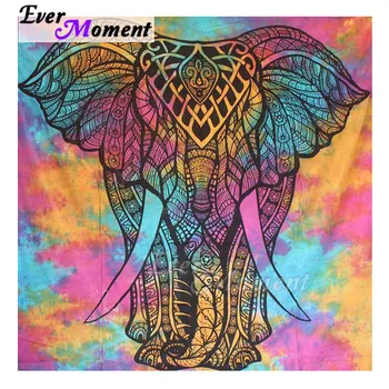 Ever Moment Diamond Painting Colorful Elephant Ivory Full Square Drill Picture Of Rhinestone Diamond Embroidery Decor S2F2403
Ever Moment Diamond Painting Colorful Elephant Ivory Full Square Drill Picture Of Rhinestone Diamond Embroidery Decor S2F2403