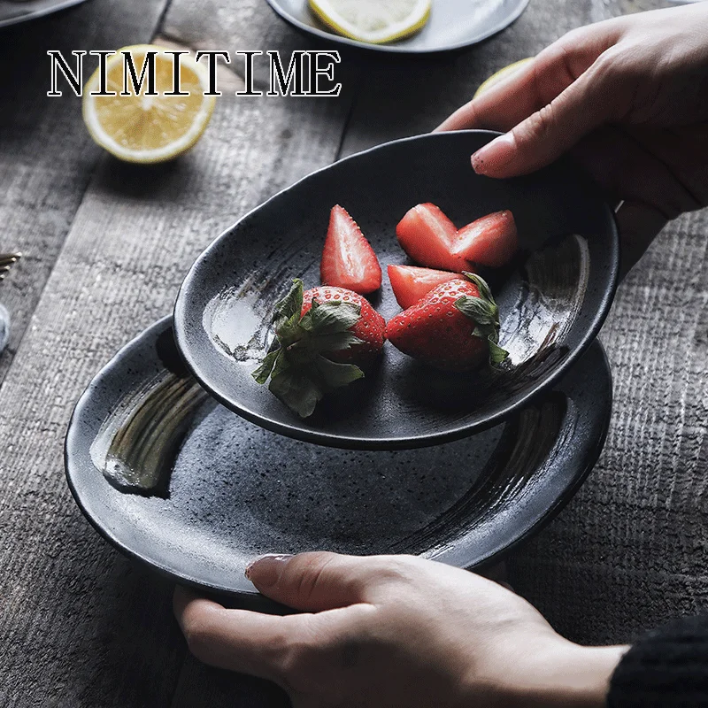NIMITIME Japanese Style Ceramic Large Fish Plate Restaurant Multi Size Home Fruit Snack Dinner Plate
NIMITIME Japanese Style Ceramic Large Fish Plate Restaurant Multi Size Home Fruit Snack Dinner Plate