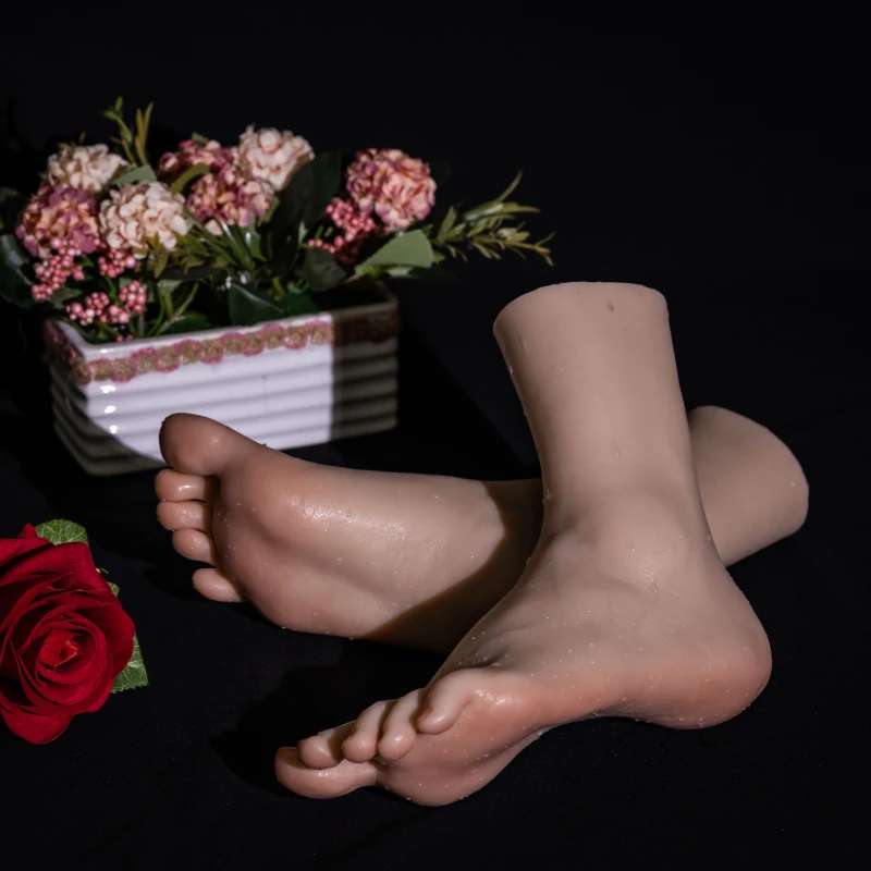 Силиконовый манекен для ног женские чулки красивые маникюрные ножки | Дом и сад