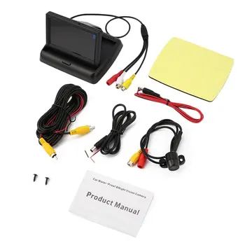 4.3" Folding Monitor Display + Waterproof Wide Angle Rear View Backup Camera Universal Car Reversing Assistance Kit Hot
4.3" Folding Monitor Display + Waterproof Wide Angle Rear View Backup Camera Universal Car Reversing Assistance Kit Hot