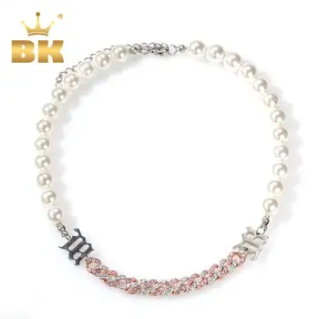 The Bling King Net Red Same Choker Freshwater Pearls Connect Cuban Link With Chain Extension Short Necklace Female Jewelry New
The Bling King Net Red Same Choker Freshwater Pearls Connect Cuban Link With Chain Extension Short Necklace Female Jewelry New