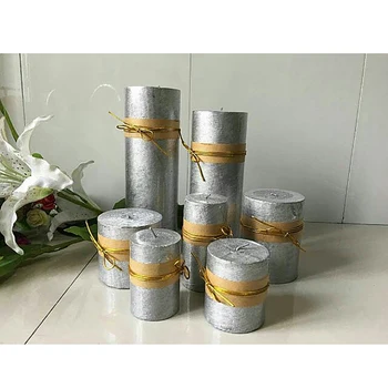 Christmas Silver Candle Scented Luxury Halloween Candle Golden Candle Wax Scented Candle Velas De Navidad Home Decoration DD6LZ 
Christmas Silver Candle Scented Luxury Halloween Candle Golden Candle Wax Scented Candle Velas De Navidad Home Decoration DD6LZ