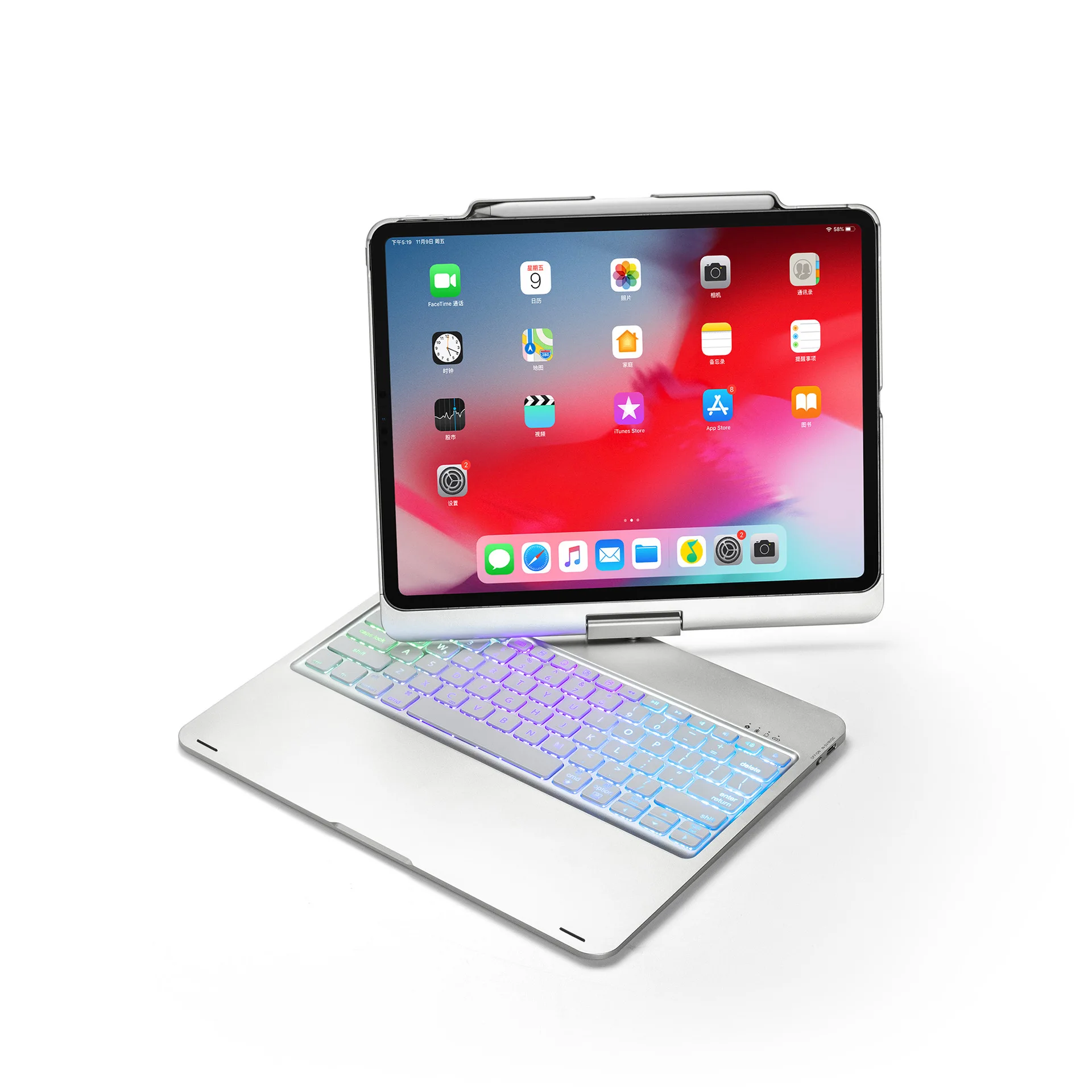 2018 Autumn iPad Pro12.9 Tablet PC Bluetooth Keyboard A1983 Wireless Keyboard Protective Case
2018 Autumn iPad Pro12.9 Tablet PC Bluetooth Keyboard A1983 Wireless Keyboard Protective Case