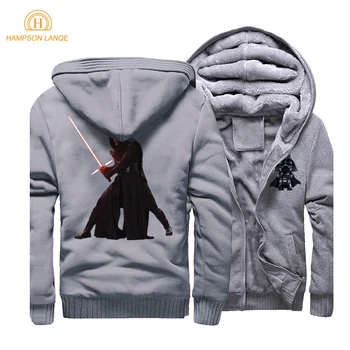 Star Wars Men Thick Winter Fleece Warm Jacket Darth Vader Coat Hoodies Sweatshirts Thicken Coats Hooded Jackets Knights Hoody
Star Wars Men Thick Winter Fleece Warm Jacket Darth Vader Coat Hoodies Sweatshirts Thicken Coats Hooded Jackets Knights Hoody