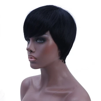 MANWEI12 inch Short Wigs Blonde Synthetic Wig with Bangs Brown Heat Resistant Afro Two Tone Ombre Hair for Women White
MANWEI12 inch Short Wigs Blonde Synthetic Wig with Bangs Brown Heat Resistant Afro Two Tone Ombre Hair for Women White