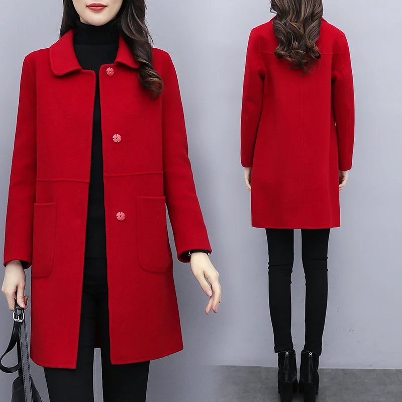 Office Tweed Breasted Oversized Trench Cape Camel Coat Women's Clothing Autumn Winter Wool Woman Coats Korean Overcoat Jackets
Office Tweed Breasted Oversized Trench Cape Camel Coat Women's Clothing Autumn Winter Wool Woman Coats Korean Overcoat Jackets