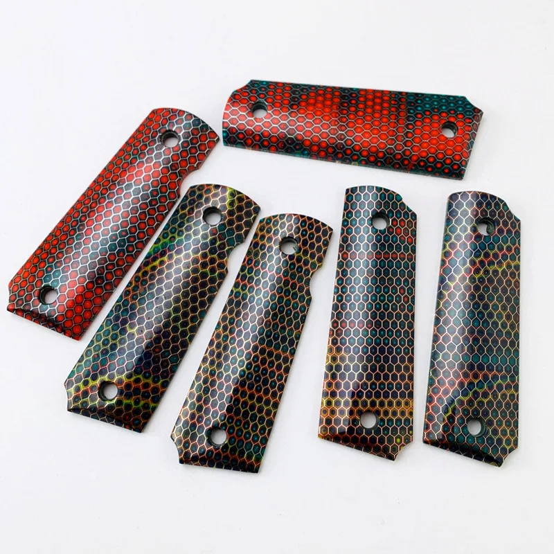 TOtrait Accessories Modification Colt 1911 Grips Handle Patch Colorful Honeycomb Resin Handle Handle Material Handle
TOtrait Accessories Modification Colt 1911 Grips Handle Patch Colorful Honeycomb Resin Handle Handle Material Handle
