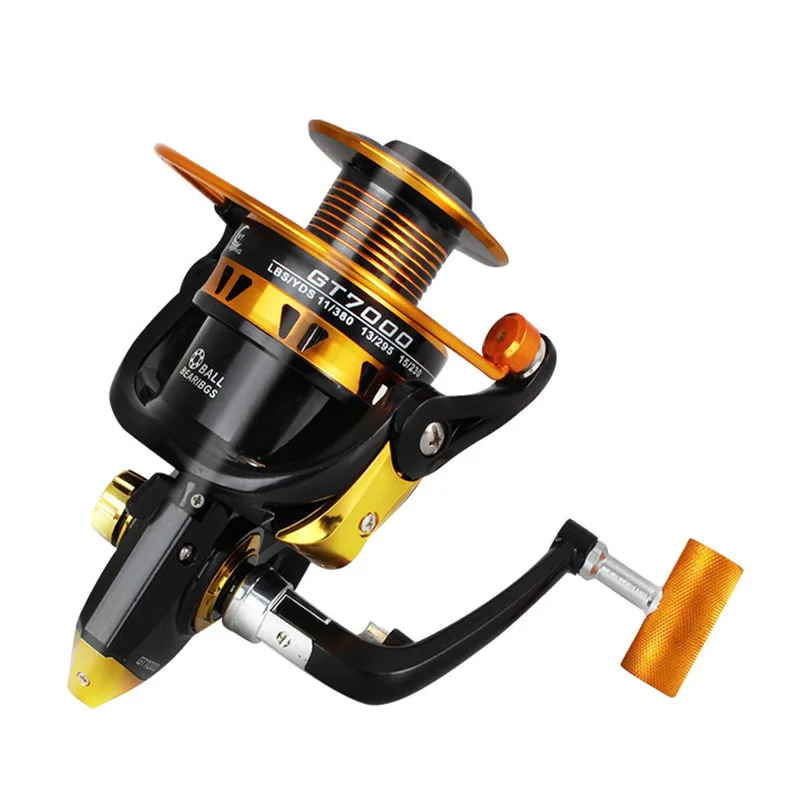 Spinning Fishing reel 5.2:1 metal head fishing reel spinning wheel metal reel metal rocking fish reel spinning wheel 
Spinning Fishing reel 5.2:1 metal head fishing reel spinning wheel metal reel metal rocking fish reel spinning wheel