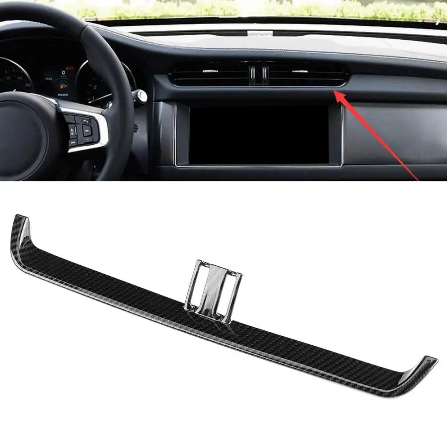 Carbon Fiber Style Center Console AC Air Outlet Vent Cover Trim Fits for Jaguar XF 2016 2017 2018 XFL car accessories
Carbon Fiber Style Center Console AC Air Outlet Vent Cover Trim Fits for Jaguar XF 2016 2017 2018 XFL car accessories