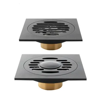 Shower Drains Square Bath Drains Strainer Hair Antique Brass Black Bathroom Floor Drain Waste Grate Drain ZM1104
Shower Drains Square Bath Drains Strainer Hair Antique Brass Black Bathroom Floor Drain Waste Grate Drain ZM1104
