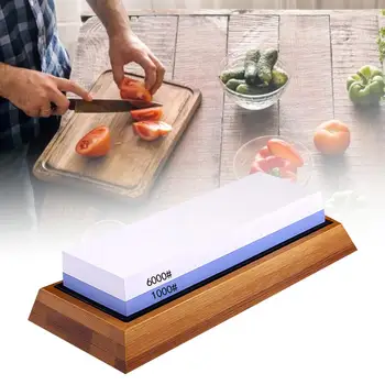 Upgrade Whetstone White Corundum Durable Double-sided Cutter Sharpener With Non-slip Bamboo Base Sharpening Stone For Restaurant
Upgrade Whetstone White Corundum Durable Double-sided Cutter Sharpener With Non-slip Bamboo Base Sharpening Stone For Restaurant