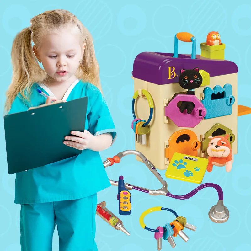 America B. Toys B. Animal Hospital Children Game Model Play House Doctor Play ENLIGHTEN Early Education Toy
America B. Toys B. Animal Hospital Children Game Model Play House Doctor Play ENLIGHTEN Early Education Toy