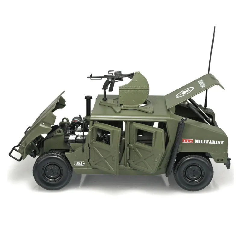Cadeve Army Family Alloy Military Model 1: 18 US Military Hummer Car Model zhan di ji pu Off-road Metal Casing 685004
Cadeve Army Family Alloy Military Model 1: 18 US Military Hummer Car Model zhan di ji pu Off-road Metal Casing 685004
