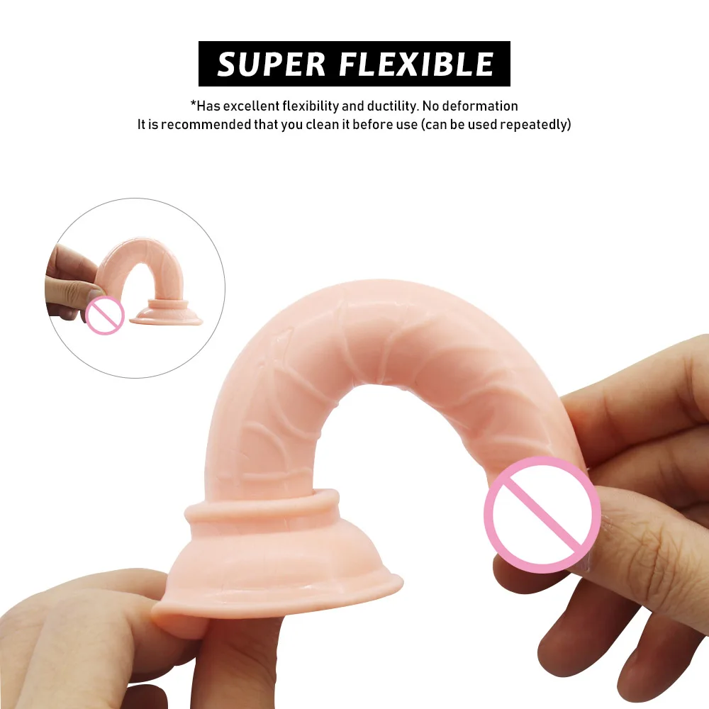Силиконовый Фаллоимитатор На Присоске