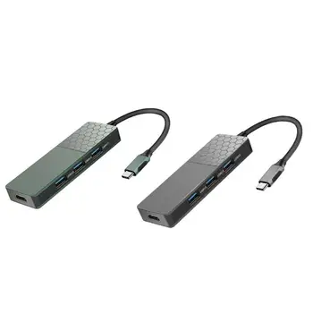 YC750 7-Ports 3 HUB USB3.0+HDMI HUB 4K+Memory Card+TF+PD Type-C Multi Adapter Aluminum Alloy High Gloss Acrylic Shell Dock
YC750 7-Ports 3 HUB USB3.0+HDMI HUB 4K+Memory Card+TF+PD Type-C Multi Adapter Aluminum Alloy High Gloss Acrylic Shell Dock