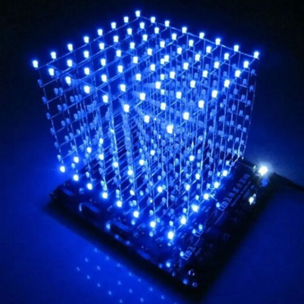Christmas 3D 8 Light Cube (parts) pcb Board +60 s2+573+2803 / CUBE8 8x8x8 3D LED + information and S(3D8S) 3d Led Cube Blue
Christmas 3D 8 Light Cube (parts) pcb Board +60 s2+573+2803 / CUBE8 8x8x8 3D LED + information and S(3D8S) 3d Led Cube Blue