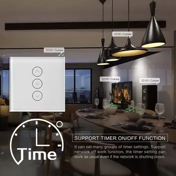 WiFi Smart Wall Touch Light Switch Excellent Toughened Glass Ceramic Panel Automation Smart Home Module Remote Control
WiFi Smart Wall Touch Light Switch Excellent Toughened Glass Ceramic Panel Automation Smart Home Module Remote Control