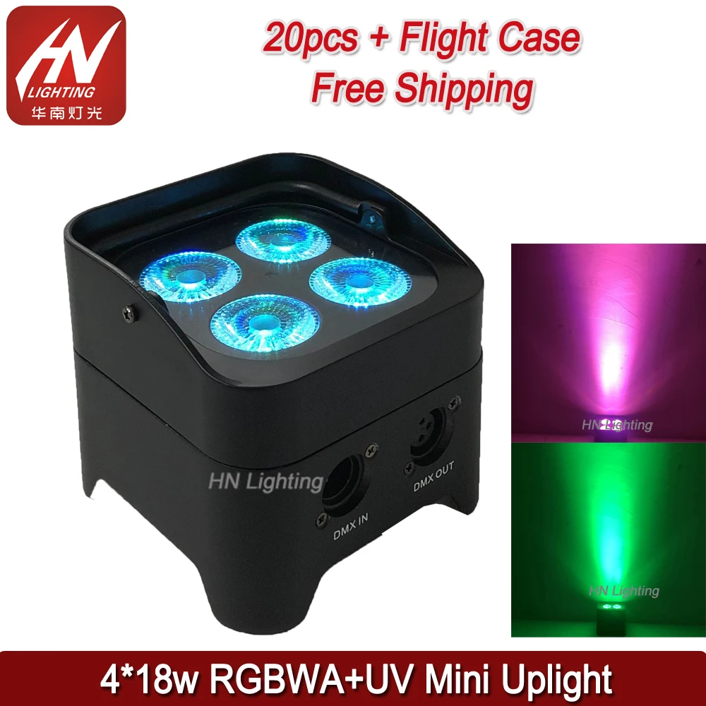 20pcs IR Remote Battery operated uplighting mini led par light RGBWA UV wireless dmx LED Par Can Light
20pcs IR Remote Battery operated uplighting mini led par light RGBWA UV wireless dmx LED Par Can Light
