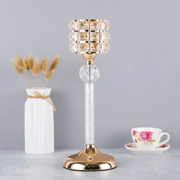 European Crystal Diamond Metal Tea light Candle Holder For Coffee Dining Table Wedding Christmas Halloween Home Decor ZXT024
European Crystal Diamond Metal Tea light Candle Holder For Coffee Dining Table Wedding Christmas Halloween Home Decor ZXT024