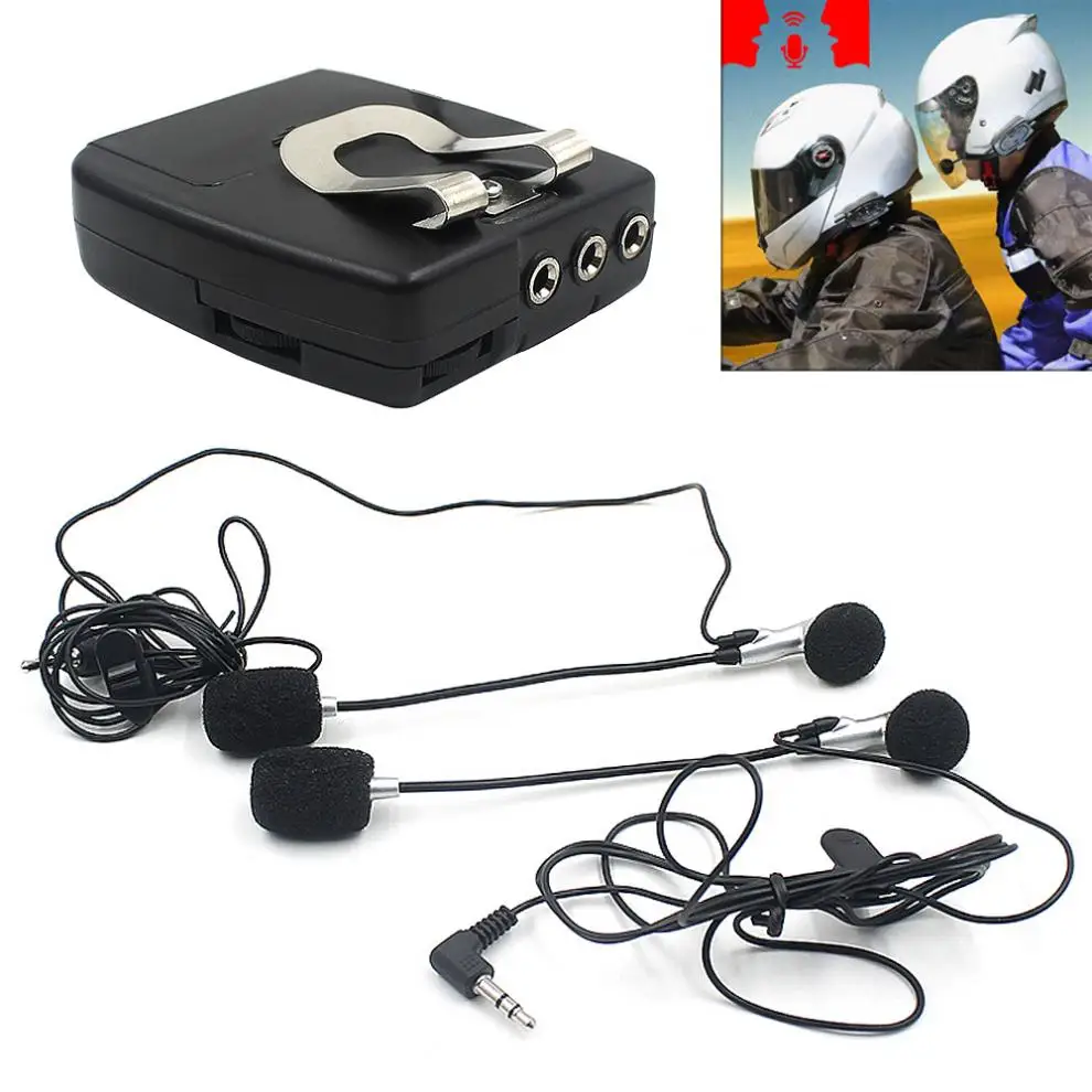 Universal Motorcycle Headset Helmet 2 Way Intercom Communication System Interphone 3.5MM Plug with MIC For Motorbike
Universal Motorcycle Headset Helmet 2 Way Intercom Communication System Interphone 3.5MM Plug with MIC For Motorbike