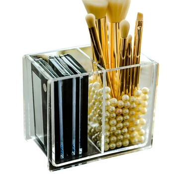 Transparent Flip cover Makeup Brush Eyebrow Pencil Lipstick Storage Box Dressing Table Bathroom Cosmetic Organizer Dust-proof
Transparent Flip cover Makeup Brush Eyebrow Pencil Lipstick Storage Box Dressing Table Bathroom Cosmetic Organizer Dust-proof