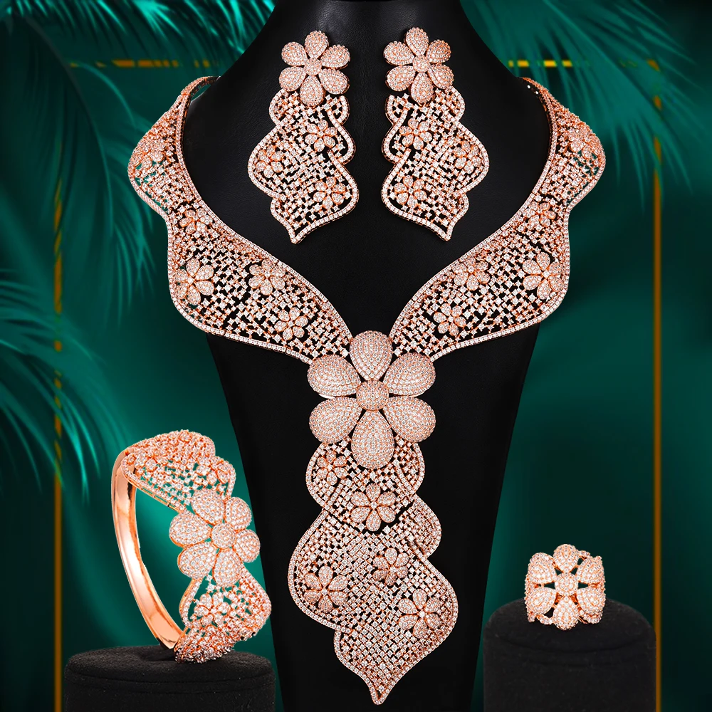 GODKI 4PCS Big Fashion Luxury Tassel Drop Jewelry Set african For Women Wedding African Cubic Zirconia Dubai Bridal Jewelry 2020
GODKI 4PCS Big Fashion Luxury Tassel Drop Jewelry Set african For Women Wedding African Cubic Zirconia Dubai Bridal Jewelry 2020