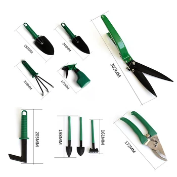 Hot 5/10Pcs Compact Garden Tool Set Vegetable Flower Herb Gardening Hand Tools Kit with Round Shovel Three Tine Rake for Garden
Hot 5/10Pcs Compact Garden Tool Set Vegetable Flower Herb Gardening Hand Tools Kit with Round Shovel Three Tine Rake for Garden