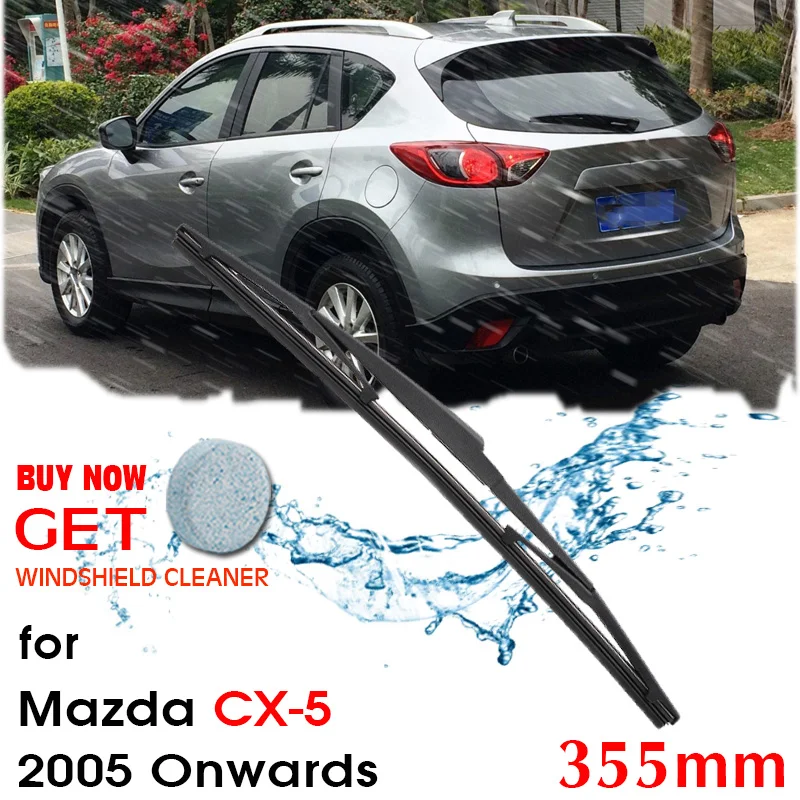 

Car Wiper blade Rear Back Window Windscreen Windshield Wipers For Mazda CX-5 Hatchback 355mm 2005 Onwards Auto Accessories