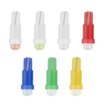 10Pcs Car LED Bulb T5 1SMD Car Cob LED Instrument Light Indicator Bulb DC 12V White Red Blue Yellow Green
10Pcs Car LED Bulb T5 1SMD Car Cob LED Instrument Light Indicator Bulb DC 12V White Red Blue Yellow Green