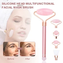 One Rod Five Heads Powder Crystal Jade Roller Facial Mask Brush Beauty Metal Rod Magnetic Massage Stick Set
One Rod Five Heads Powder Crystal Jade Roller Facial Mask Brush Beauty Metal Rod Magnetic Massage Stick Set