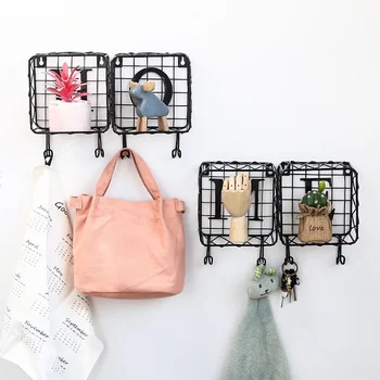 Minimalist Wall-Mounted Grid Storage Racks Wrought Iron Wall Shelf Multi-Function Wall Finishing Shelf Organizer Storage Shelf
Minimalist Wall-Mounted Grid Storage Racks Wrought Iron Wall Shelf Multi-Function Wall Finishing Shelf Organizer Storage Shelf