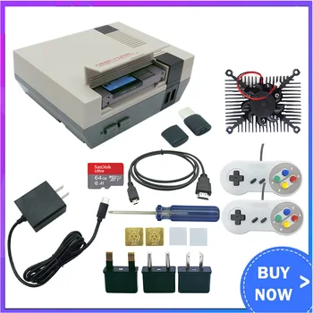 RETROFLAG NESPi 4 NESPi4 CASE for Raspberry Pi 4 Model B Support Safe Shutdown Function with SSD Case Cooling Fan NESPi4 Case
RETROFLAG NESPi 4 NESPi4 CASE for Raspberry Pi 4 Model B Support Safe Shutdown Function with SSD Case Cooling Fan NESPi4 Case
