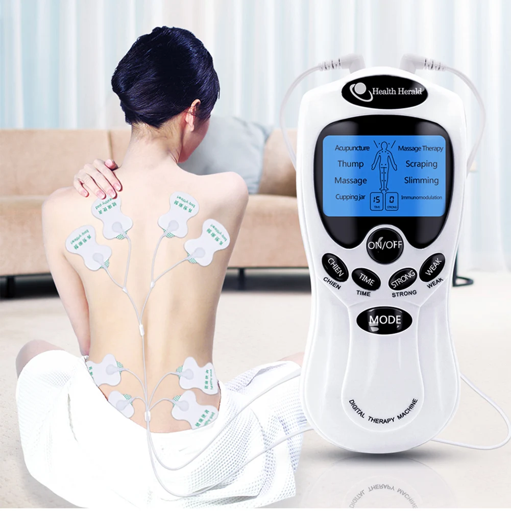 18 Pads Electric TENS Massager Digital Body Healthy Massage Device Meridian Therapy Massager Machine Muscle Massageador
18 Pads Electric TENS Massager Digital Body Healthy Massage Device Meridian Therapy Massager Machine Muscle Massageador