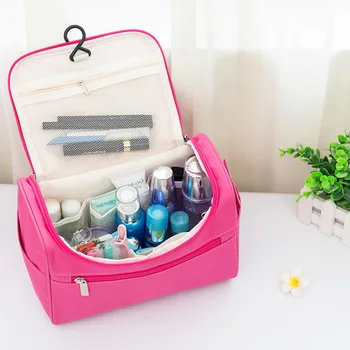 Portable Travel Storage Makeup Bag Luggage Organizer Large Capacity Waterproof Wash Cosmetics Toiletries Bag Simple Make Up Bags 
Portable Travel Storage Makeup Bag Luggage Organizer Large Capacity Waterproof Wash Cosmetics Toiletries Bag Simple Make Up Bags