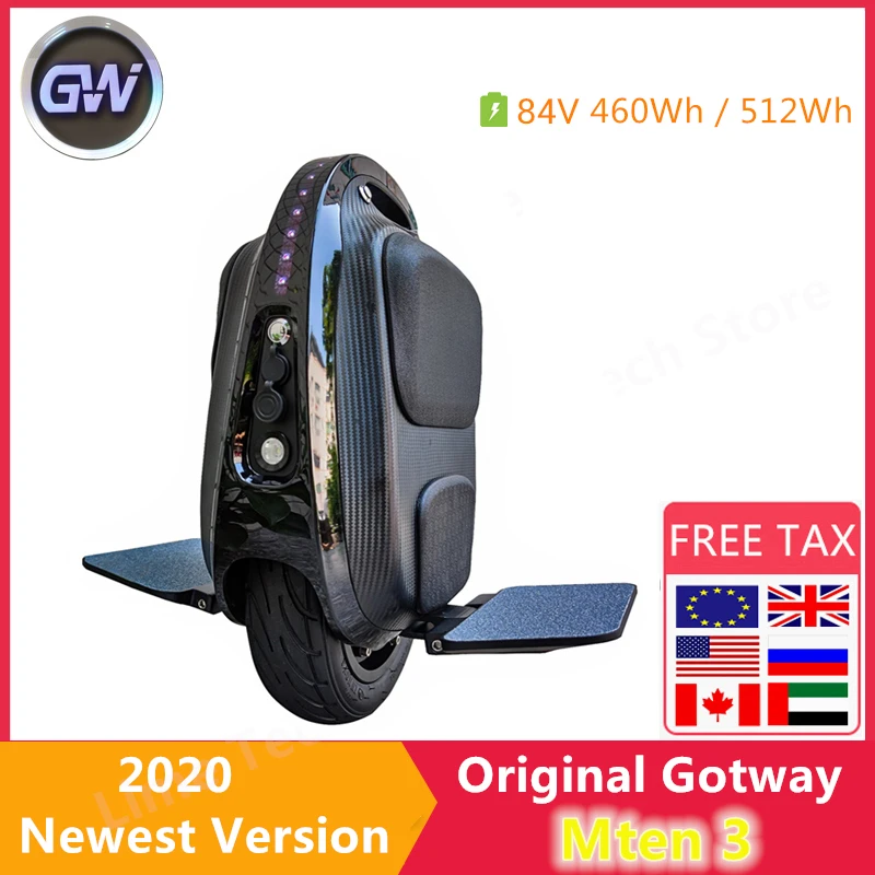 Новинка 2020, оригинальный электрический Одноколесный велосипед GotWay Mten 3, 800 Вт, самый легкий самокат, 10 дюймов, забавный, балансировочный, monowheel
Новинка 2020, оригинальный электрический Одноколесный велосипед GotWay Mten 3, 800 Вт, самый легкий самокат, 10 дюймов, забавный, балансировочный, monowheel