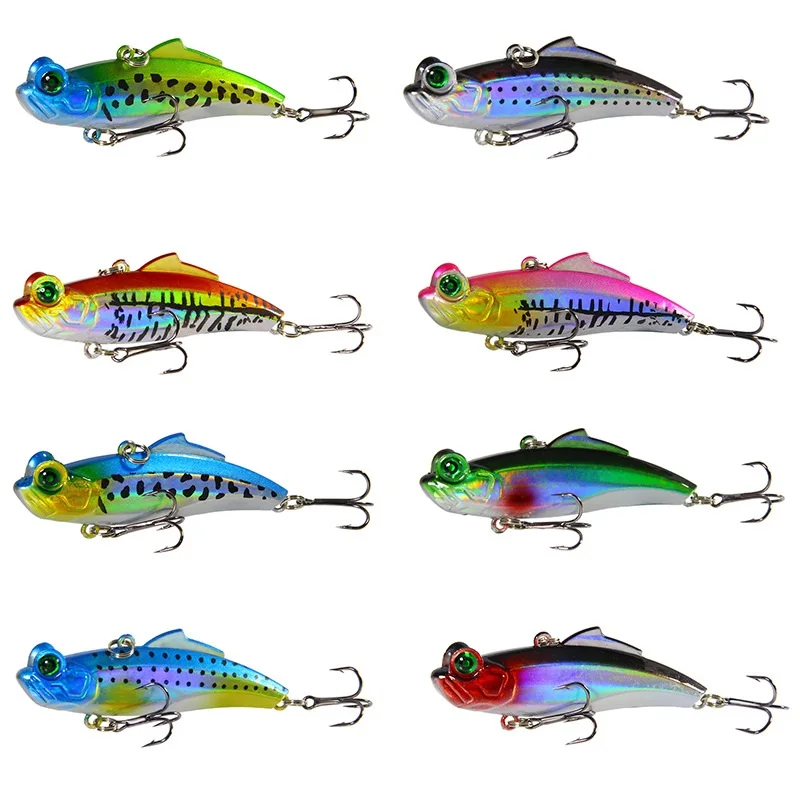 8Pcs VIB Bait Winter Ice Sea Fishing Lures 6.5CM 12.5G Artificial Hard Bait Crankbait WobblersTrolling Carp Fishing Tackle
8Pcs VIB Bait Winter Ice Sea Fishing Lures 6.5CM 12.5G Artificial Hard Bait Crankbait WobblersTrolling Carp Fishing Tackle